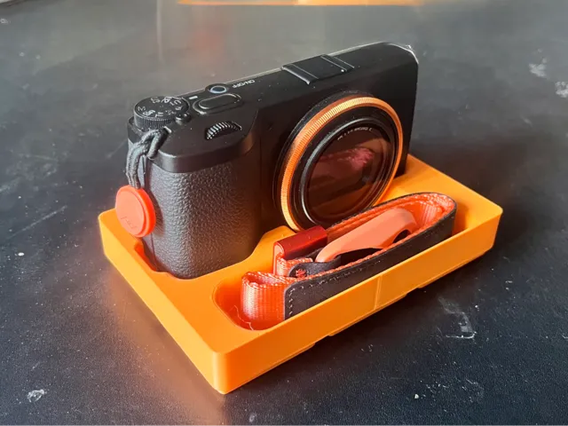 Ricoh GR IV + Peak Design Cuff - Gridfinity