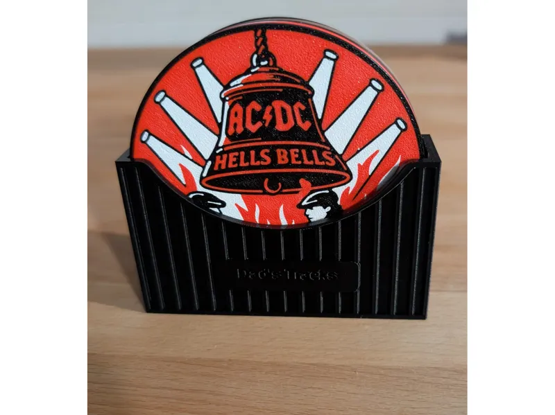 Coaster Holder (Dad's Tracks)