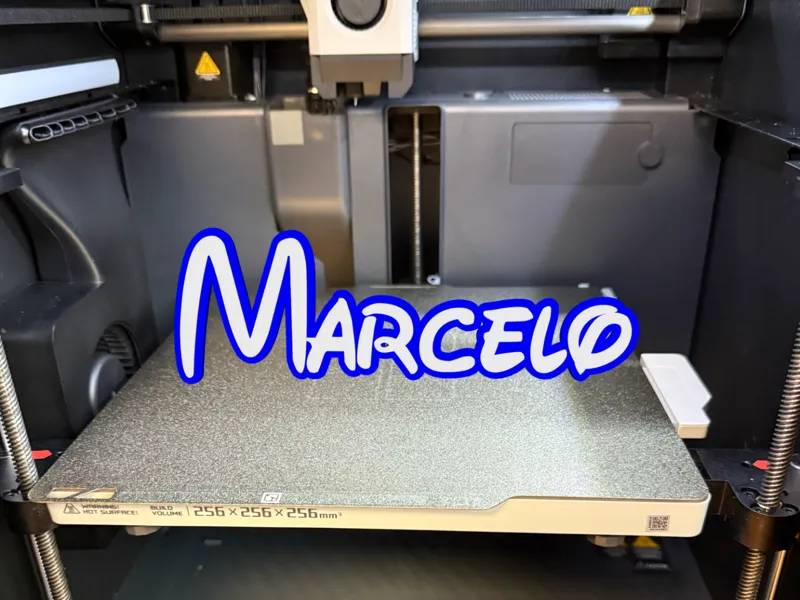 Marcelo - Namensschild Cartoon
