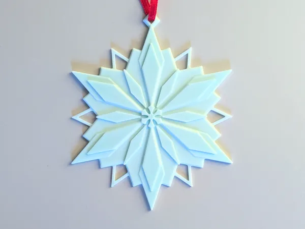 Décoration flocon de neige