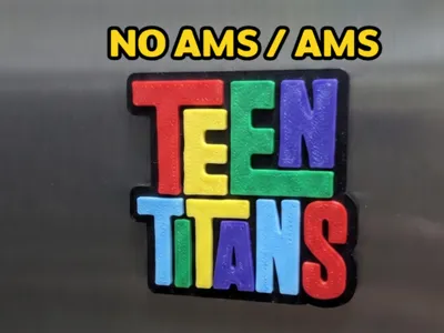 Teen Titans Magnet (NO AMS/AMS)