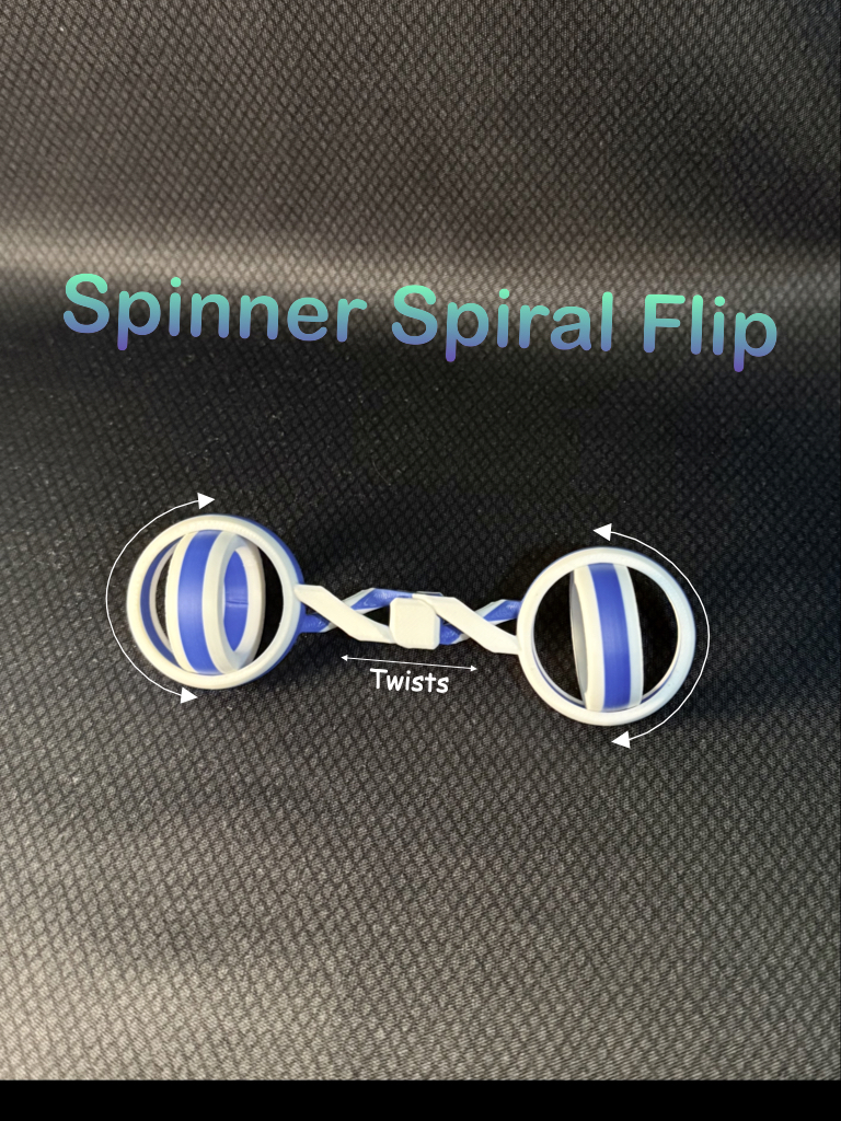 Miniatura 3 do modelo 3D Spinner Spiral Flip