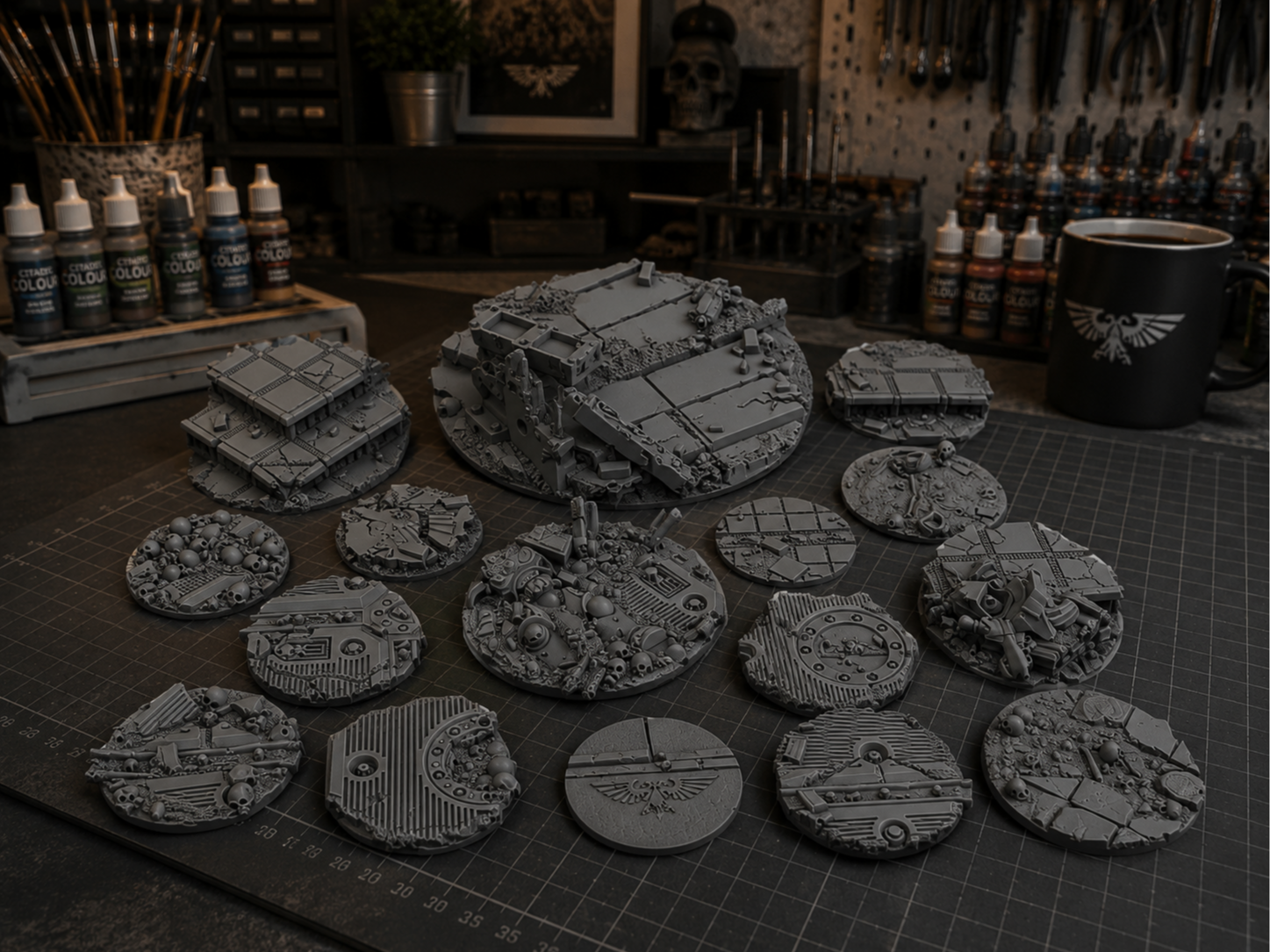 Wargaming Base Topper 32 mm - 90 mm - 1