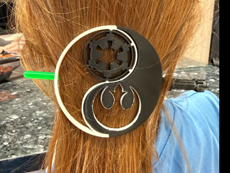 Star Wars Yin Yang Hair Slide