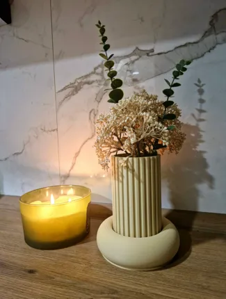Modern Minimalistic Vase - Plant Pot 2in1