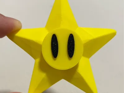 Super Mario Star Fidget Spinner, NO AMS NEEDED