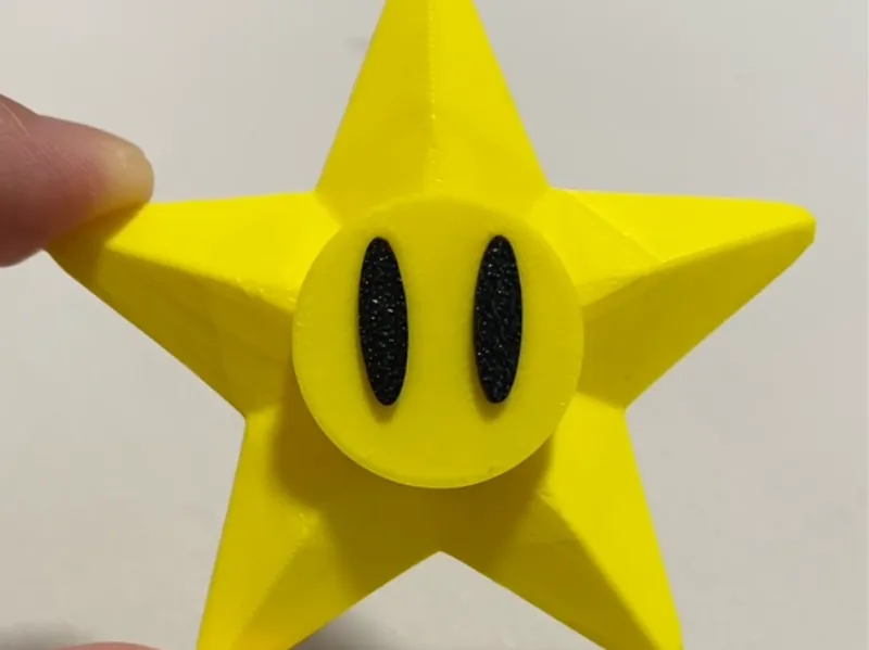 Super Mario Star Fidget Spinner, NO AMS NEEDED