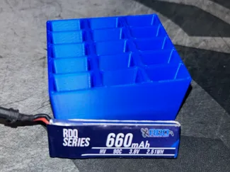 RDQ 660mah 1S Battery Organizer