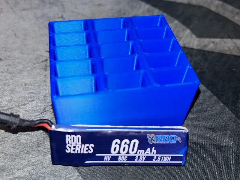 RDQ 660mah 1S Battery Organizer