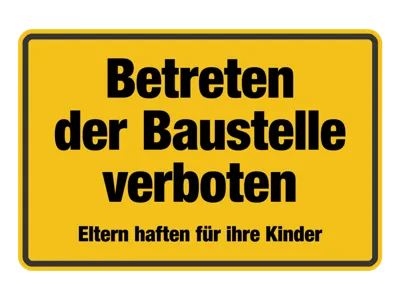Construction Site Sign