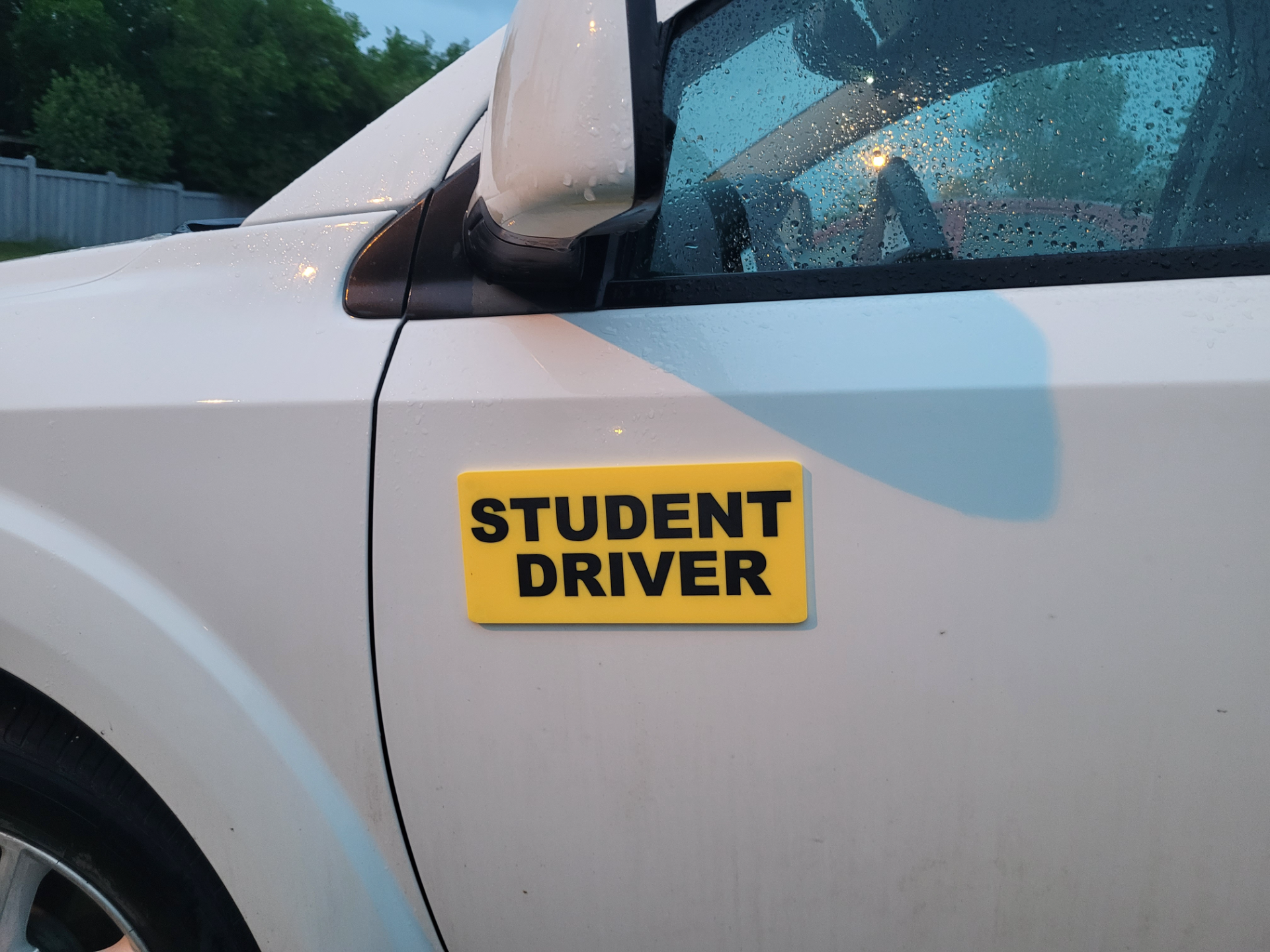 Magnetic Student driver sign for Car