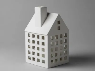Decorative House - Candle Holder/LED Lamp