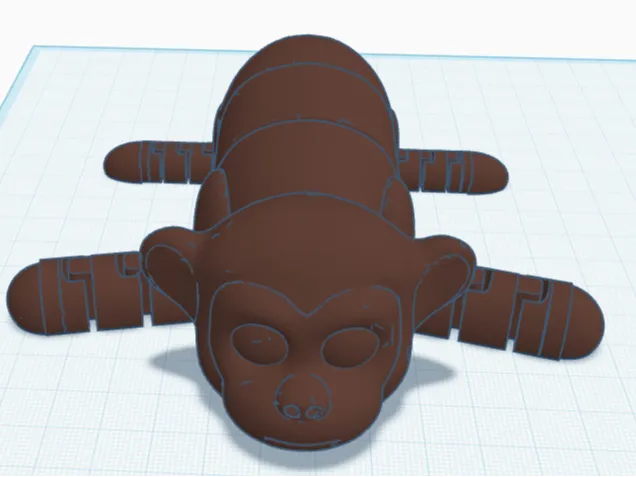 Fully articulated monkey