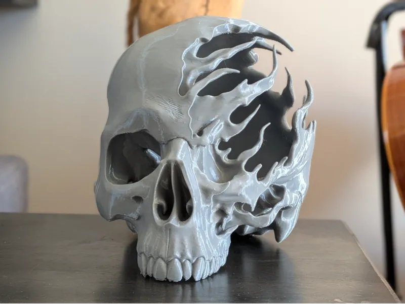 Cursed Skull Sculpture