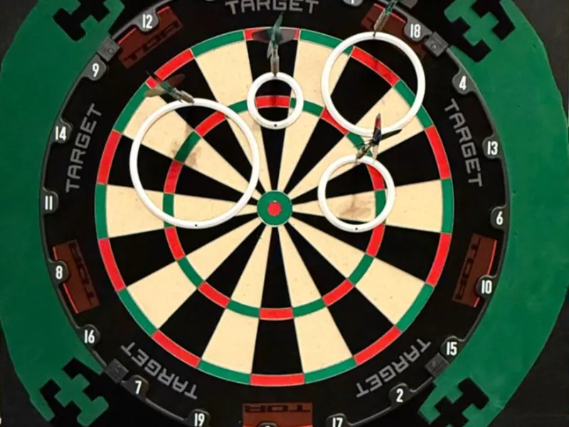 Precision Training Rings for Dartboard Practice
