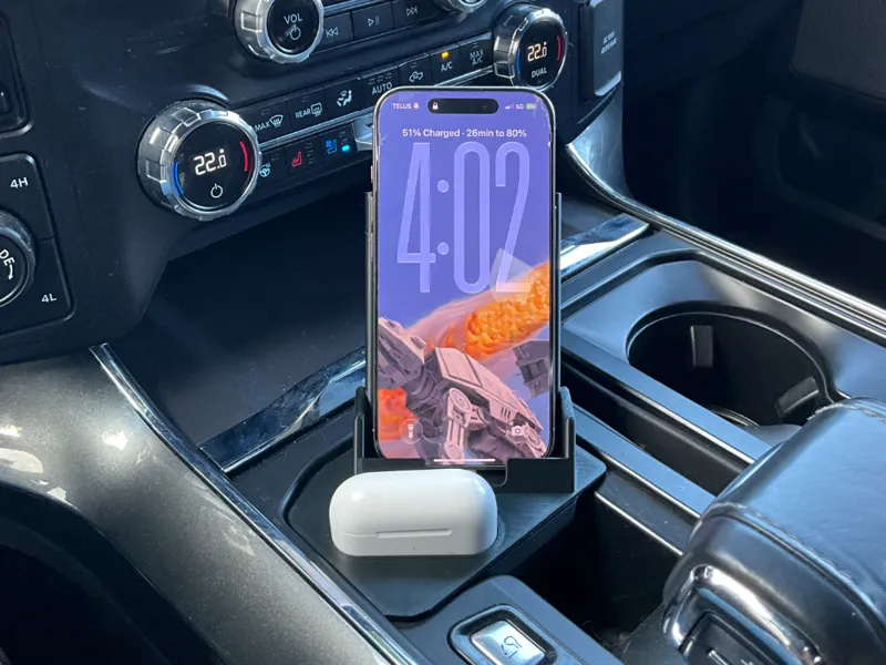 F-150 ('21-25) iPhone Magsafe Holder with AirPods