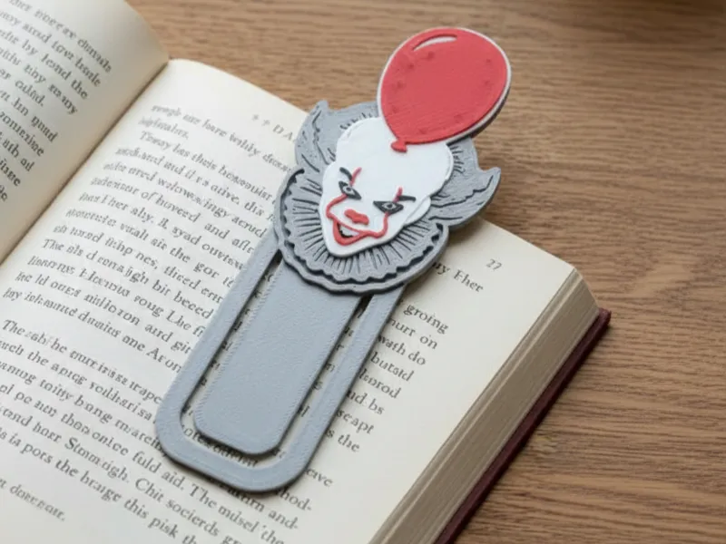 IT Pennywise Clown Bookmark