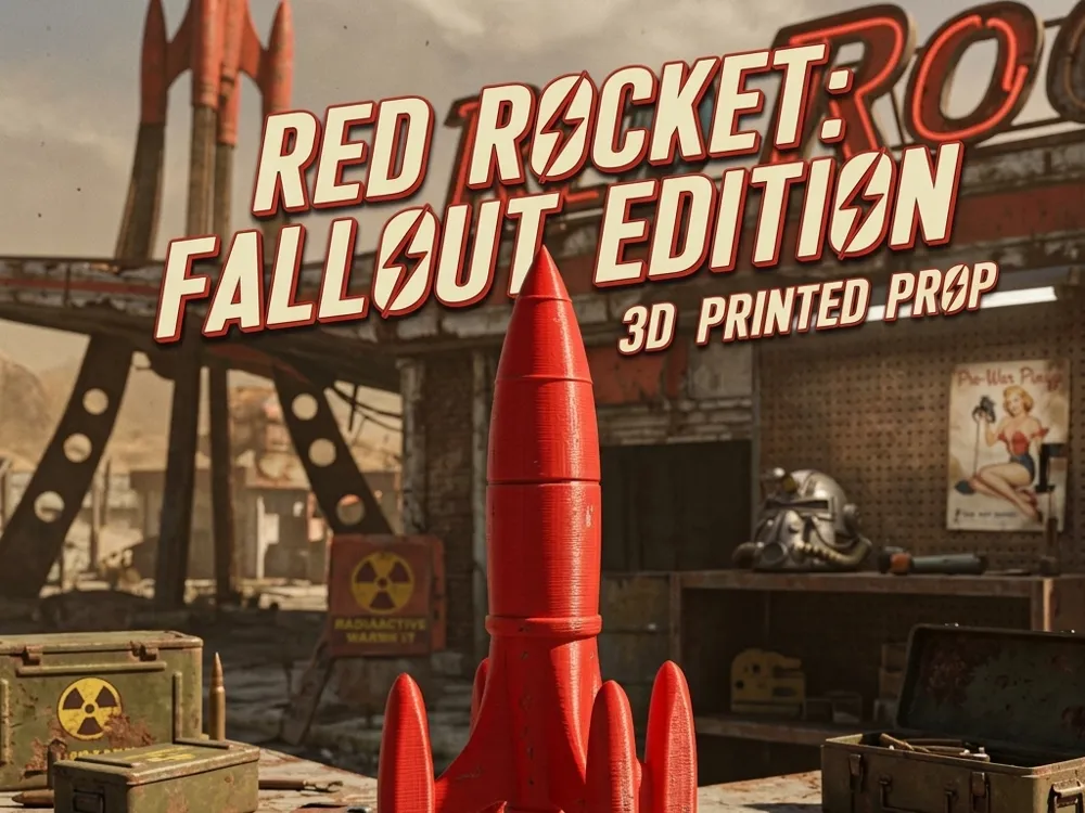 Fallout Show Props RedRocket Fallout - Free 3D Print Model - MakerWorld
