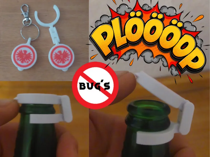 Eintracht Frankfurt Modularer Bierflaschendeckel
