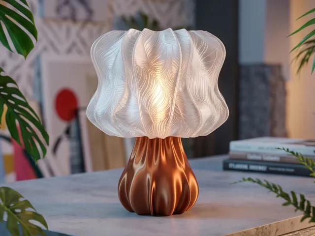 სერენელის ფურცლის მაგიდის ნათურა