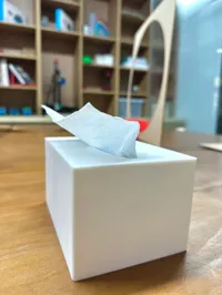 Boîte à mouchoirs minimaliste à socle magnétique — photo 3