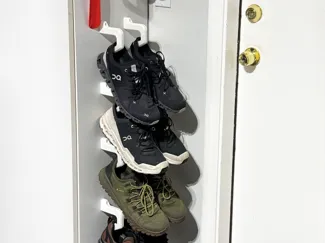 Wall-Mounted Shoe Hooks