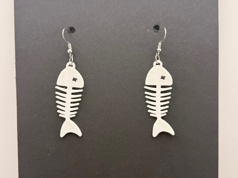 Fishbone Earrings (0.4mm Nozzle)