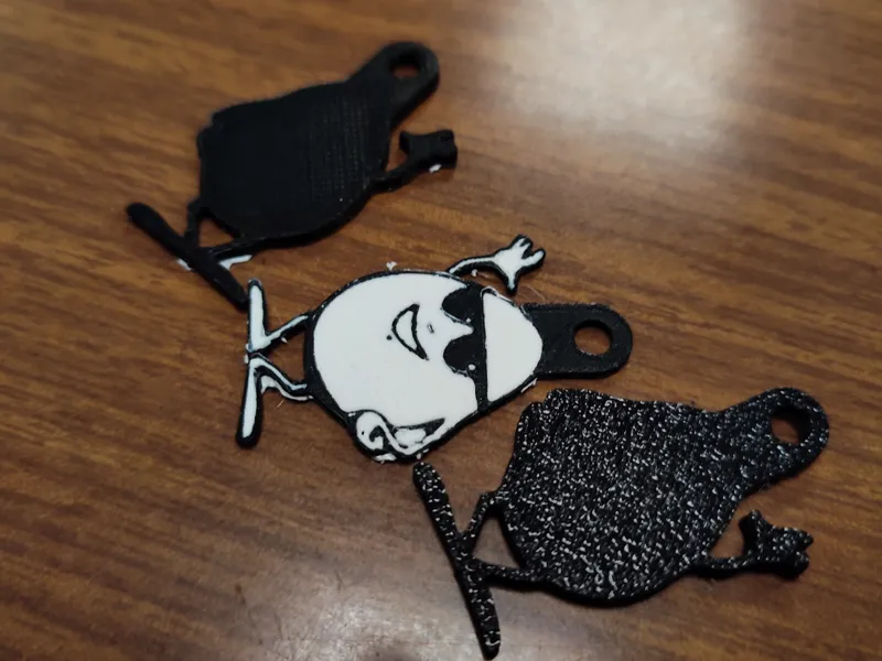 Little Egg Fella keychain