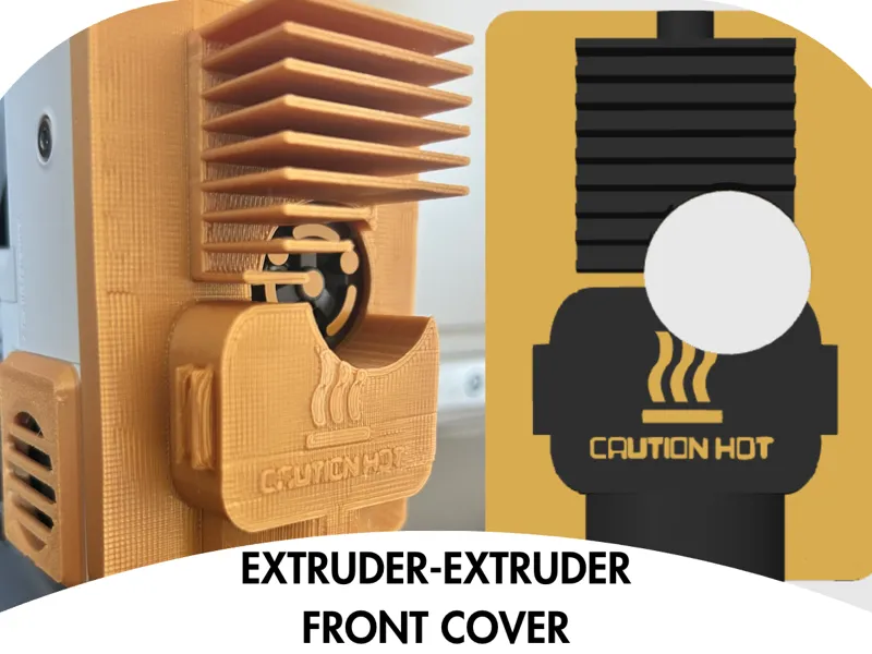 Hotend Hotend front cover (A1&A1Mini)