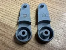 Grey Brushroll End Caps For MIELE STB-305 Turbo