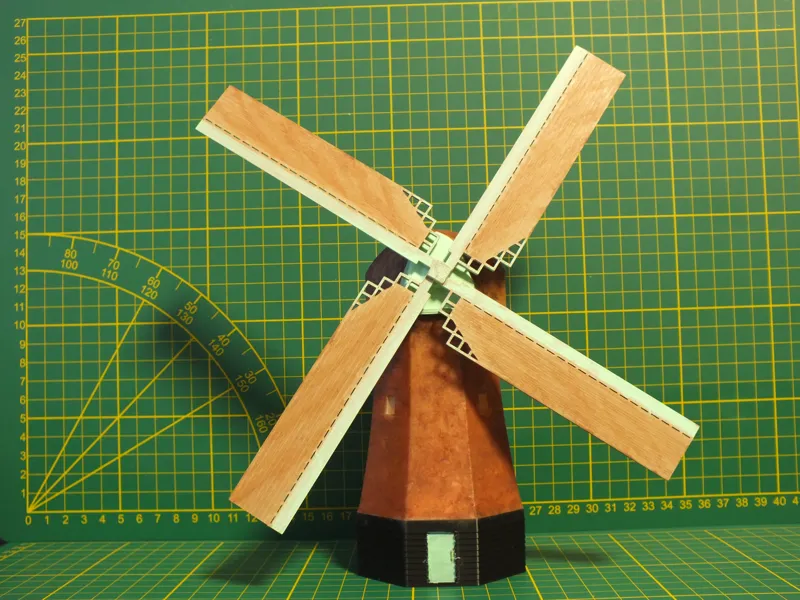 Dutch Windmill Holländermühle BODY 1:87 MOTORIZED!