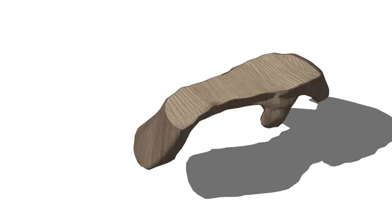 木桩桌（Wooden pile table）