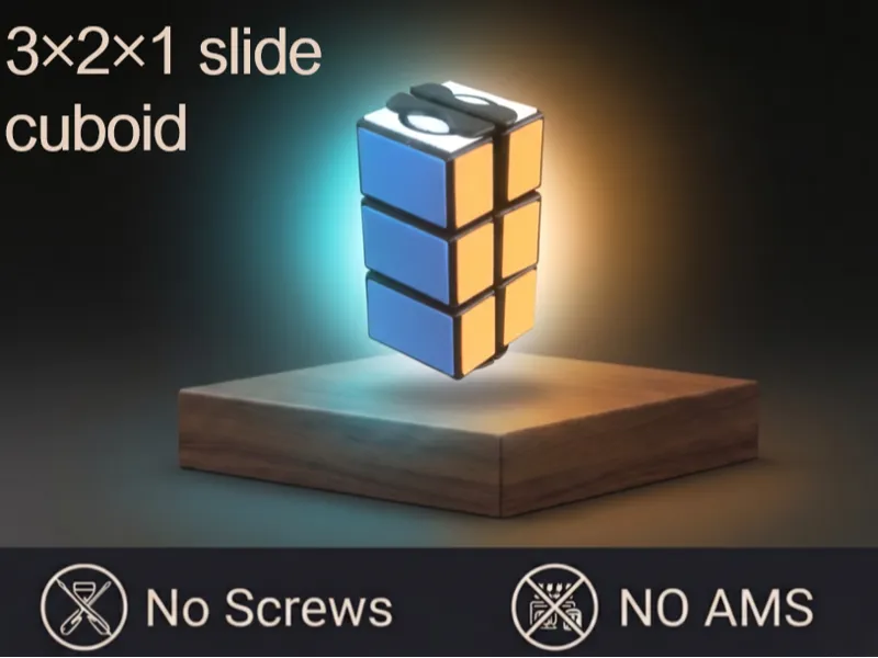 3×2×1 slide cuboid