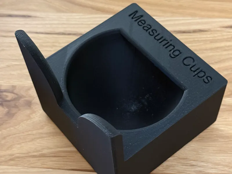 Measuring Cup Holder for Gridfinity 3x3