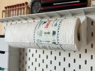 Paper towel holder for Ikea Skadis