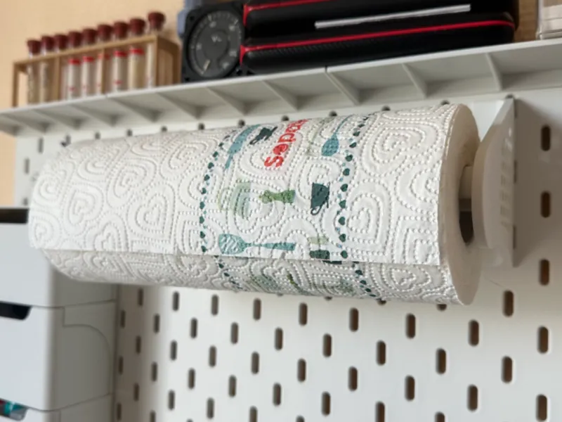 Paper towel holder for Ikea Skadis