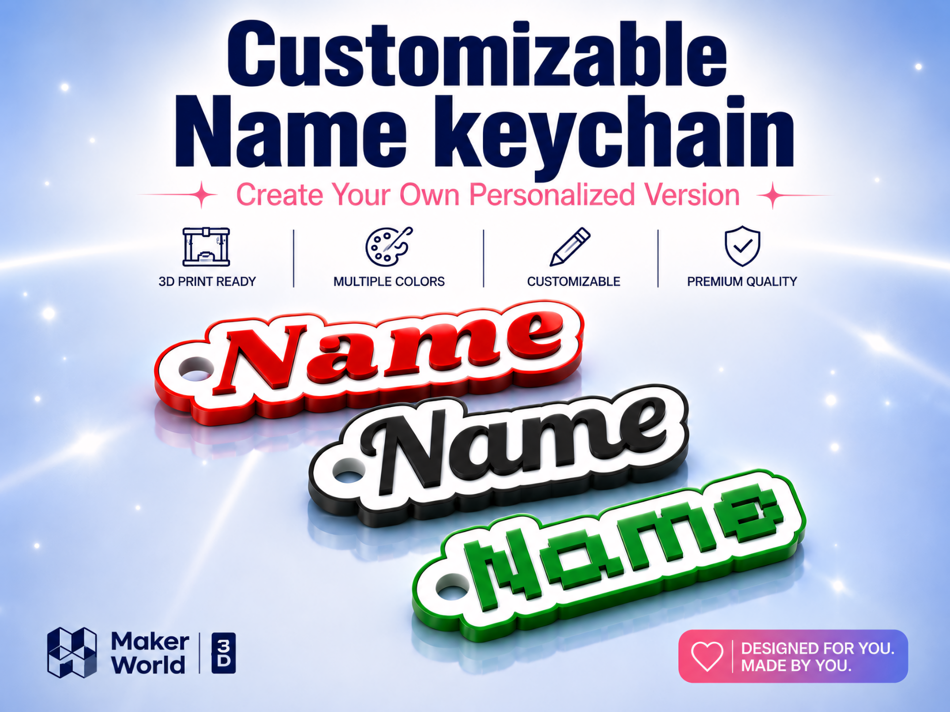 Name Keychain Generator