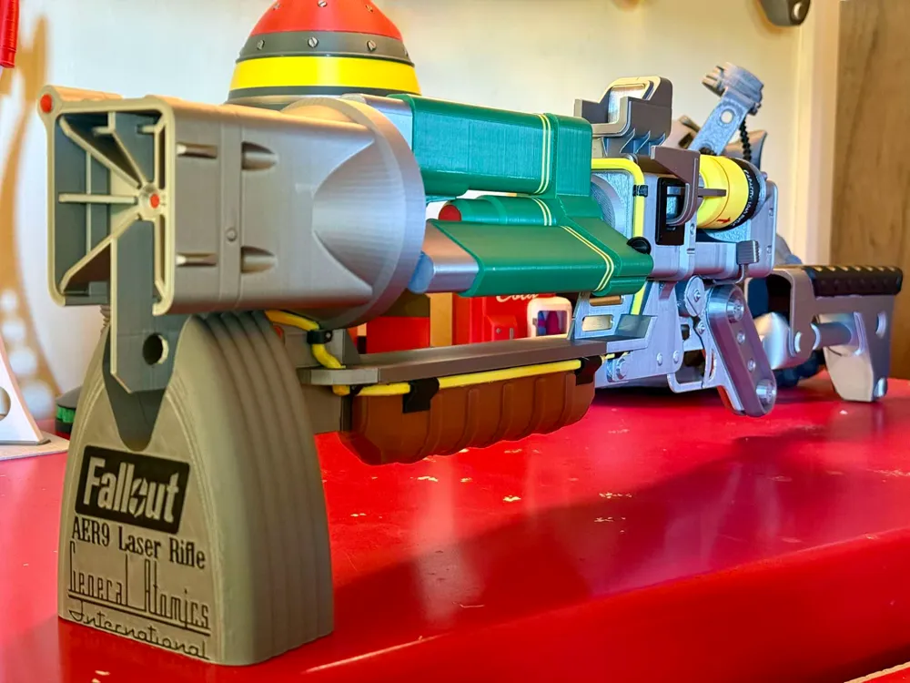 Fallout Automatic Laser Rifle w/ Spinning Barrels by Faran3D MakerWorld ...