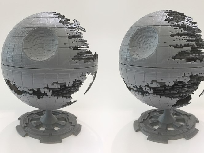 DeathStar files seperated  top and Bottom