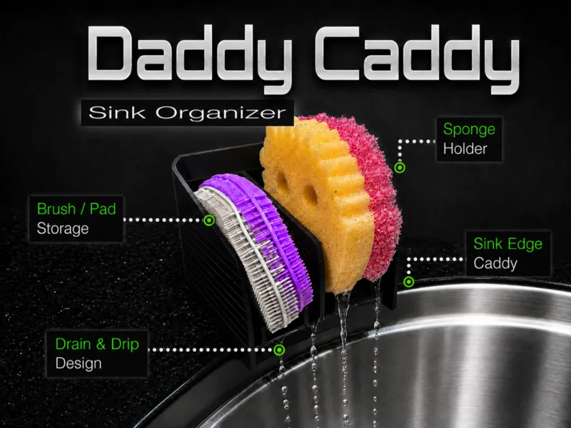 Daddy Caddy - Sink Sponge Draining Organizer