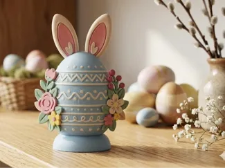 Easter Egg - floral