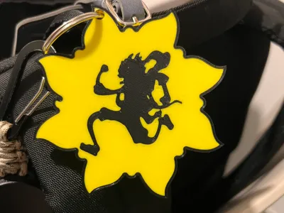 Luffy gear 5 - keychain