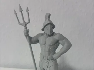 Gladiator mit Dreizack