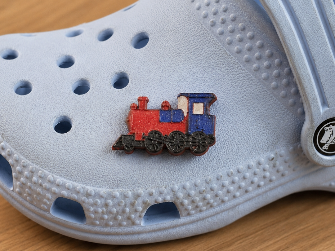 Steam Train Croc Charm