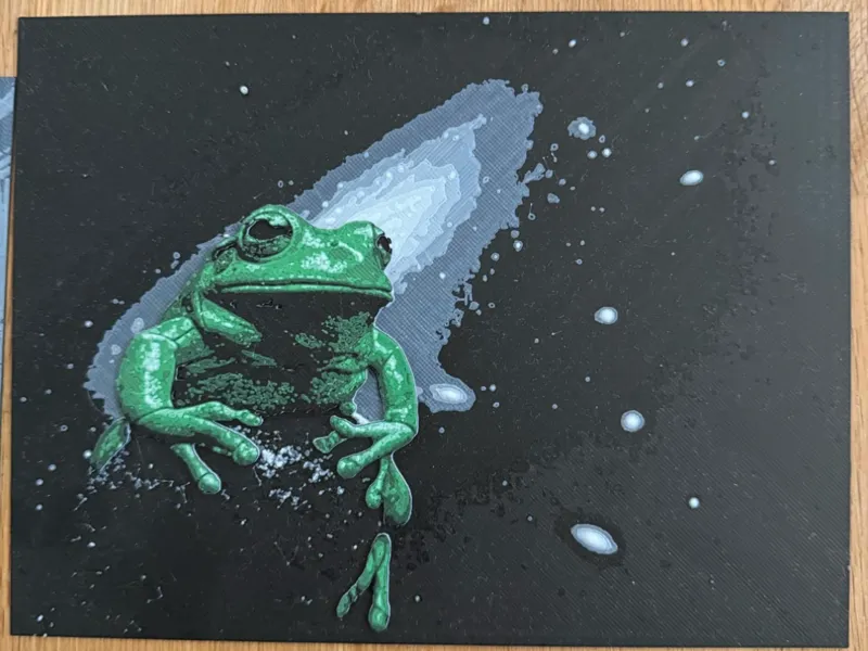 Frog in Space - Hueforge