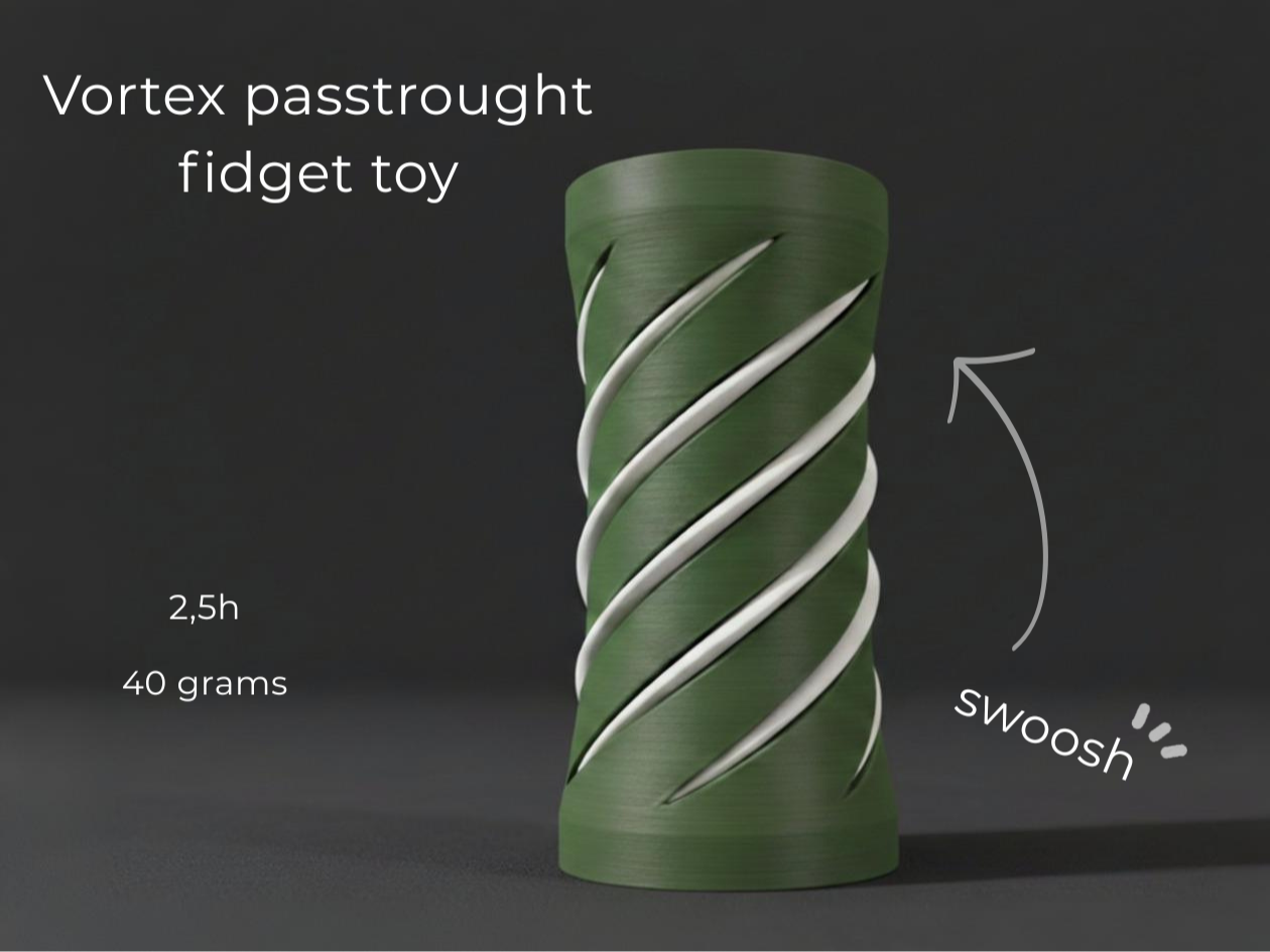 vortex cilinder fidget toy