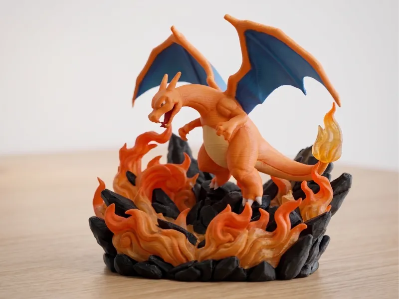 Charizard Flame Diorama