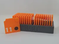 Blocs de calibre pour congés et trous 1-20mm — photo 1
