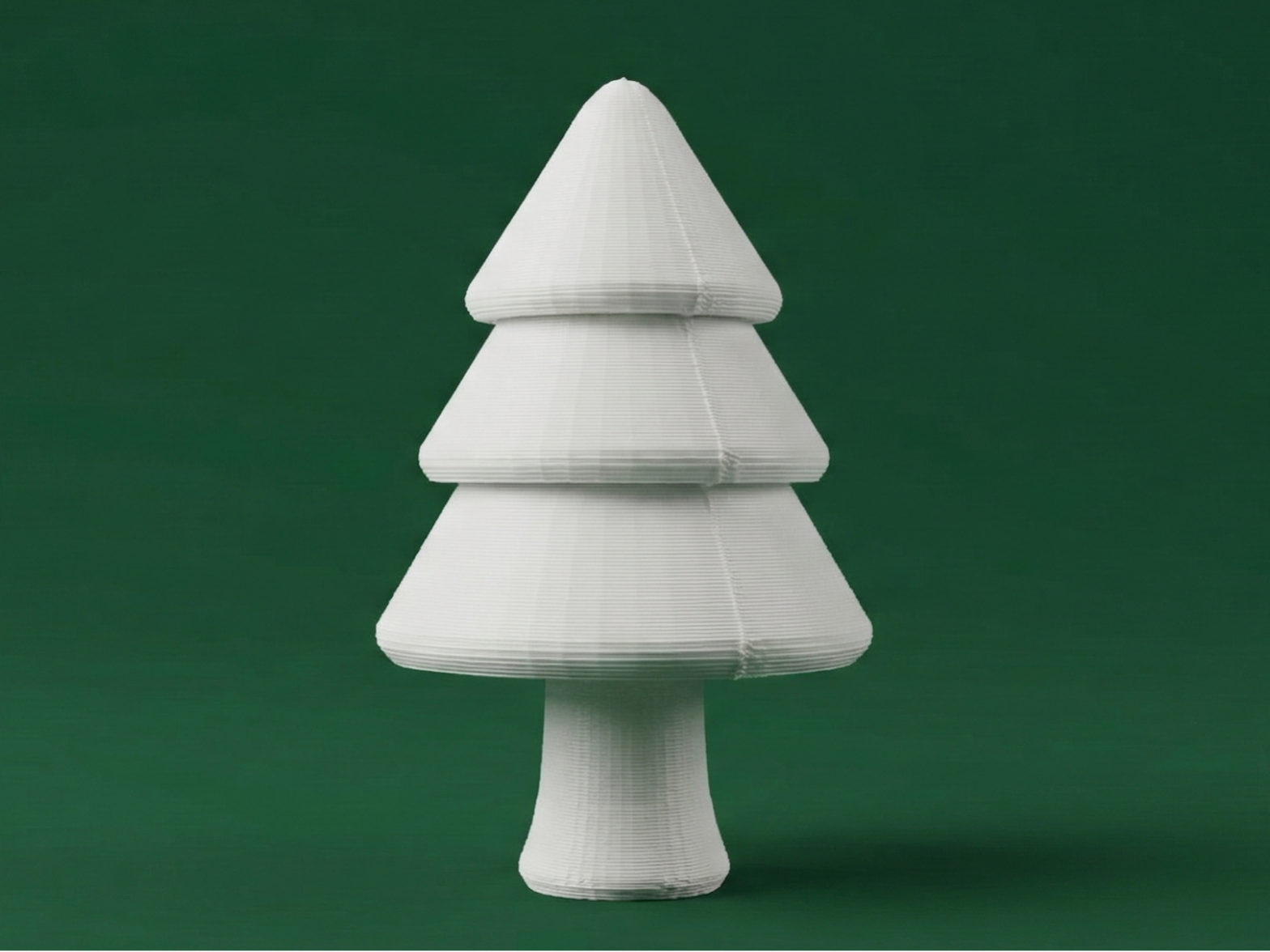 Stylized Pine Tree Figurine – Forest Tree