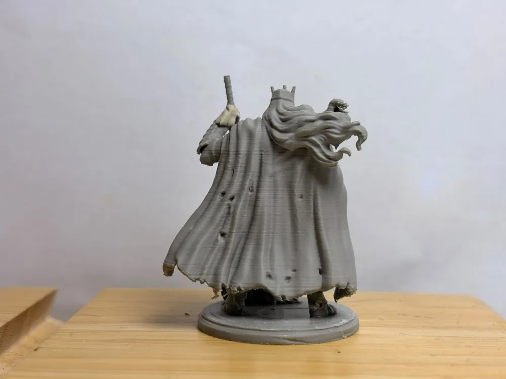 King in Black Tyrant Dark Evil Warrior - Free 3D Print Model - MakerWorld